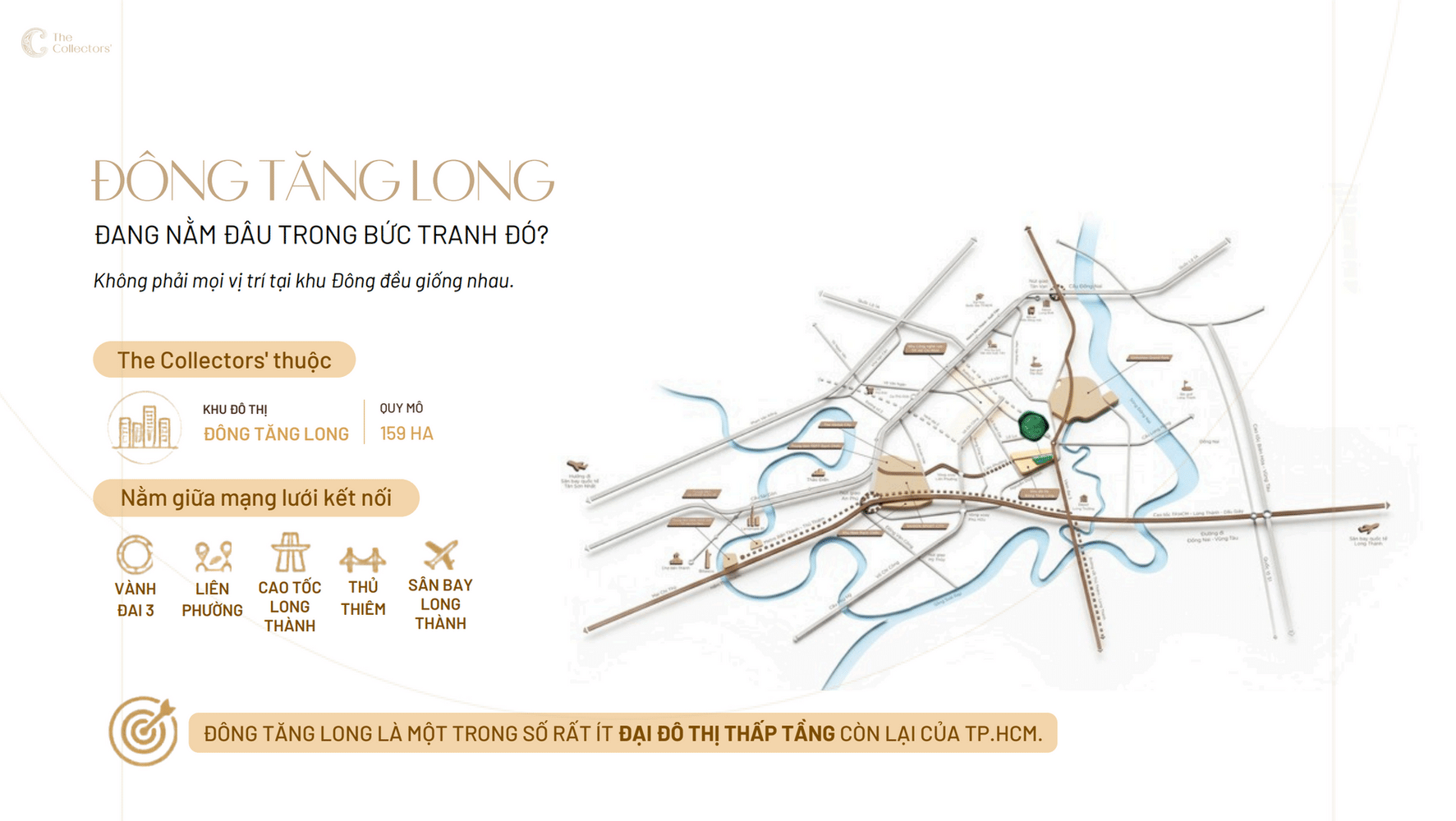 Vị trí The Collectors’ tại Khu đô thị mới Đông Tăng Long, phường Long Phước, TP.HCM