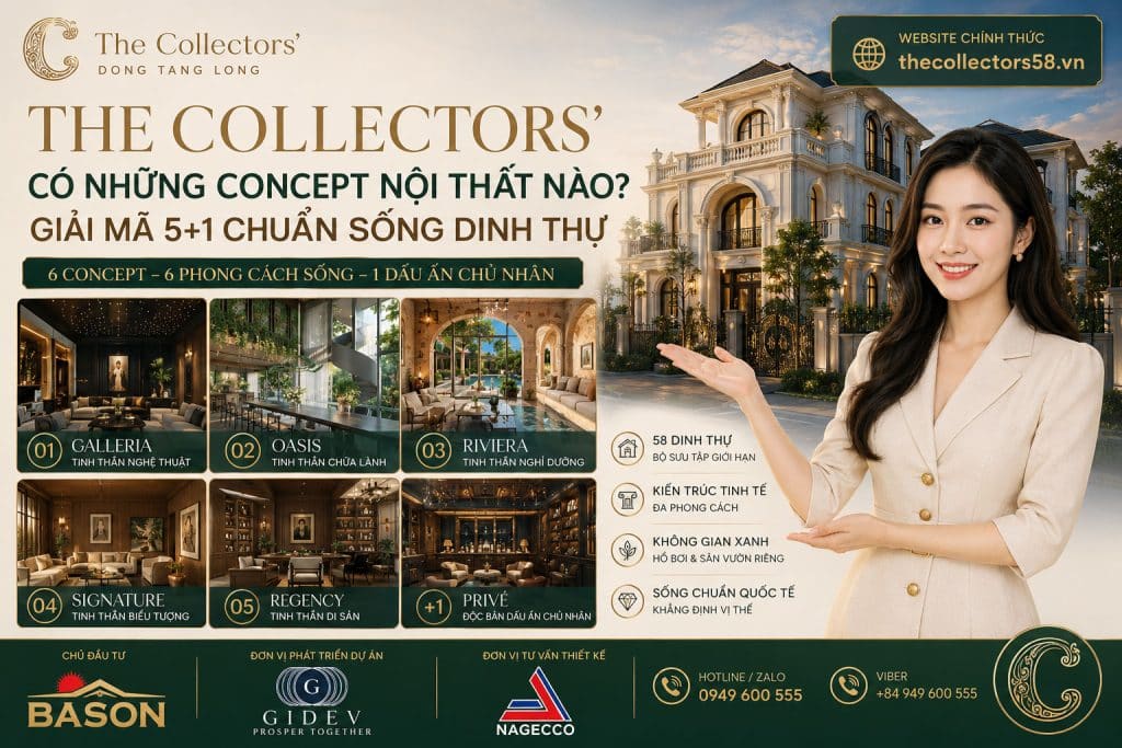 The Collectors' Có Những Concept Nội Thất Nào?