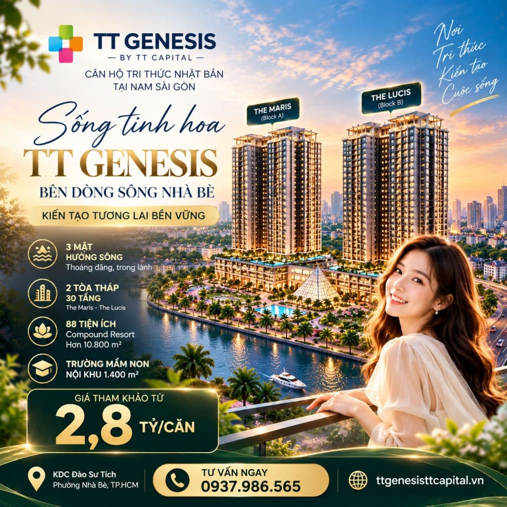 Dự án căn hộ cao cấp khu dân cư Đào Sư Tích Nhà Bè - TT Genesis